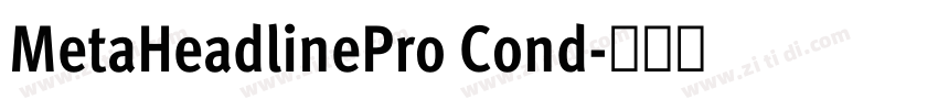 MetaHeadlinePro Cond字体转换 MetaHeadlinePro Cond字体转换